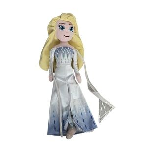 Disney Elsa Plush Doll - Silver and Blue